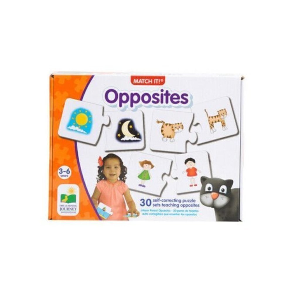 Learning Journey Match It Opposites Self-Correcting Teaching Puzzle Set